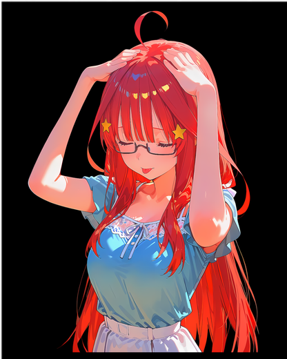Anime Itsuki Nakano Quintessential Quintuplets Graphic Tee
