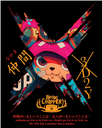 One Piece Tony Tony Chopper Anime Graphic T-Shirt