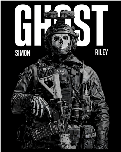 Call of Duty CoD Ghost Simon Riley Graphic Tee