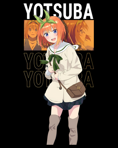 Yotsuba Nakano The Quintessential Quintuplets Anime Oversized Graphic T-Shirt