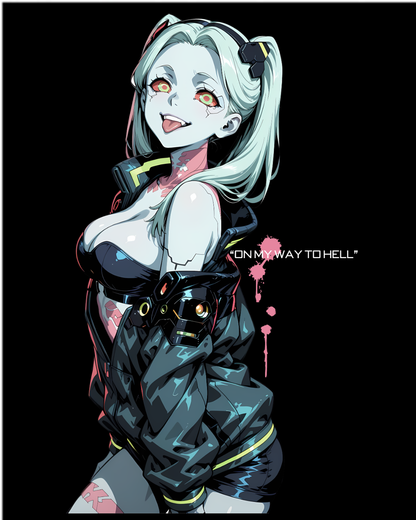 Rebecca Cyberpunk Edgerunners Anime Graphic Tee