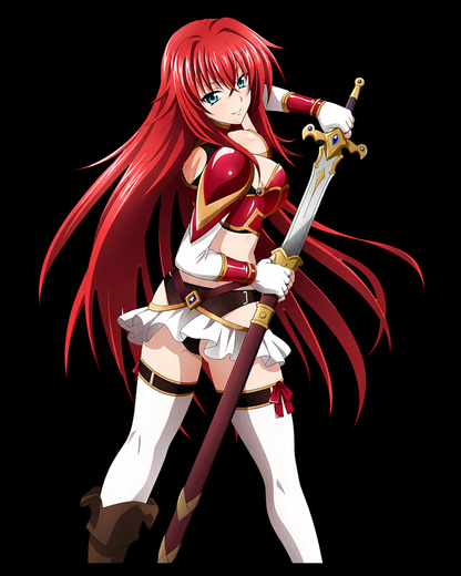 Rias Gremory Anime Waifu Warrior Graphic T-Shirt