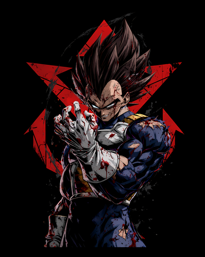Vegeta Dragon Ball Z Anime Graphic T-Shirt