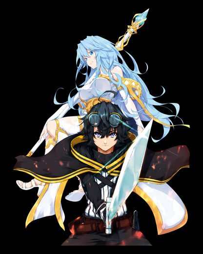 Wistoria Wand and Sword Will Serfort Elfaria Anime Oversized T-Shirt