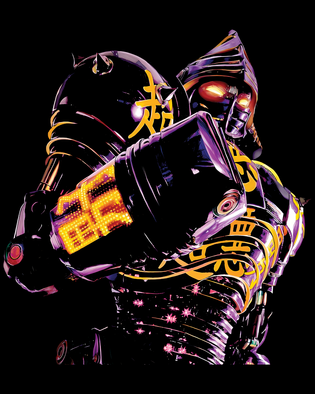 Real Steel Noisy Boy Robot Cyberpunk Mecha Japanese Graphic Tee