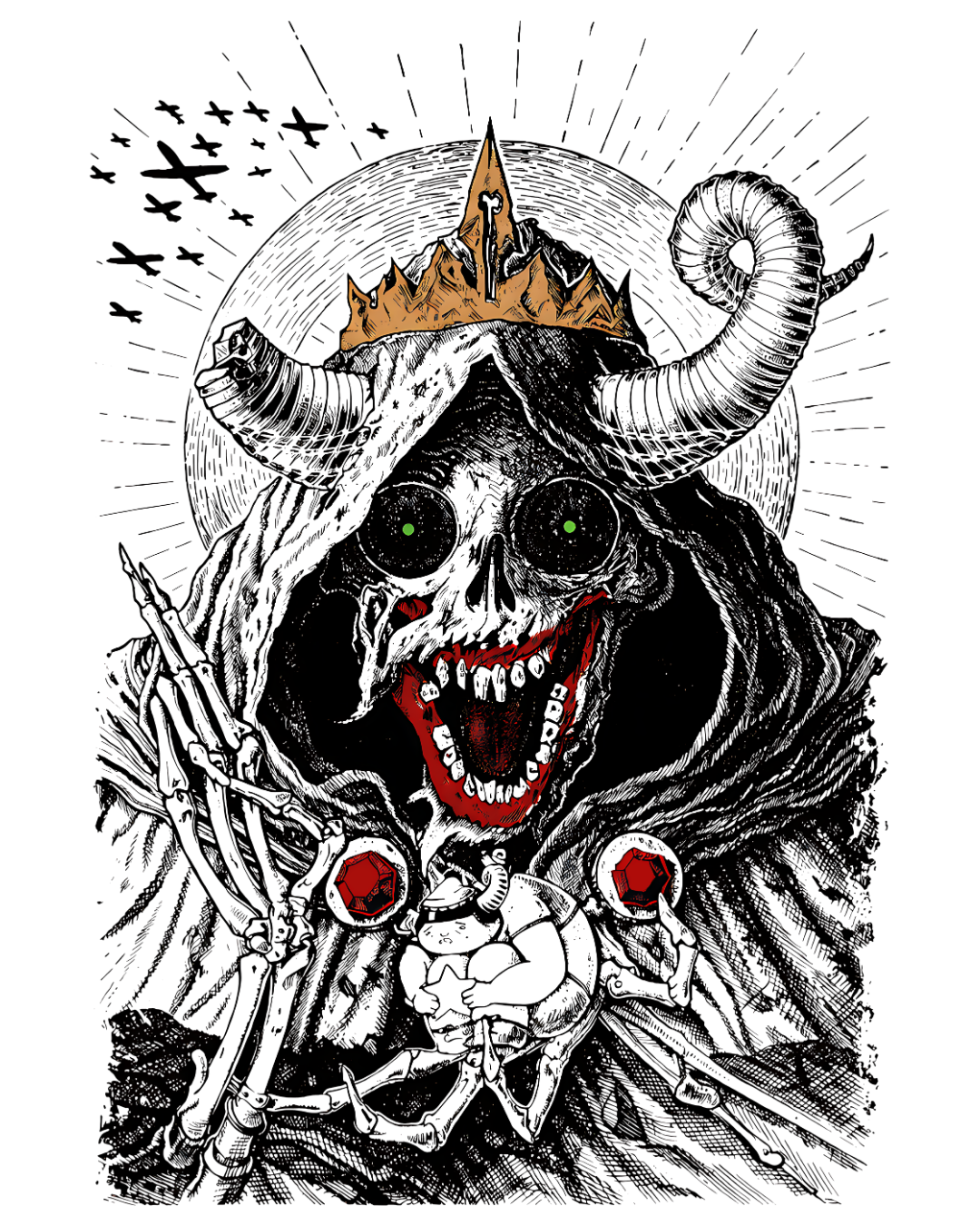Adventure Time The Lich Graphic Tee